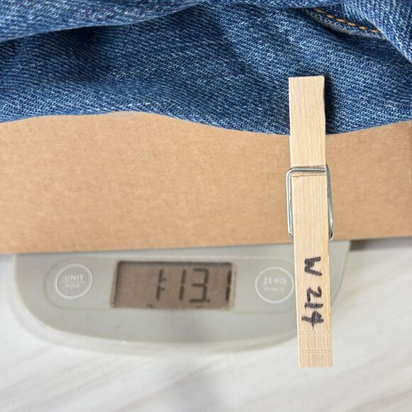 Vintage Levis 550 Jeans Women 14 Long Blue Relaxed Fit Tapered Leg Made USA 90s - Picture 10 of 11